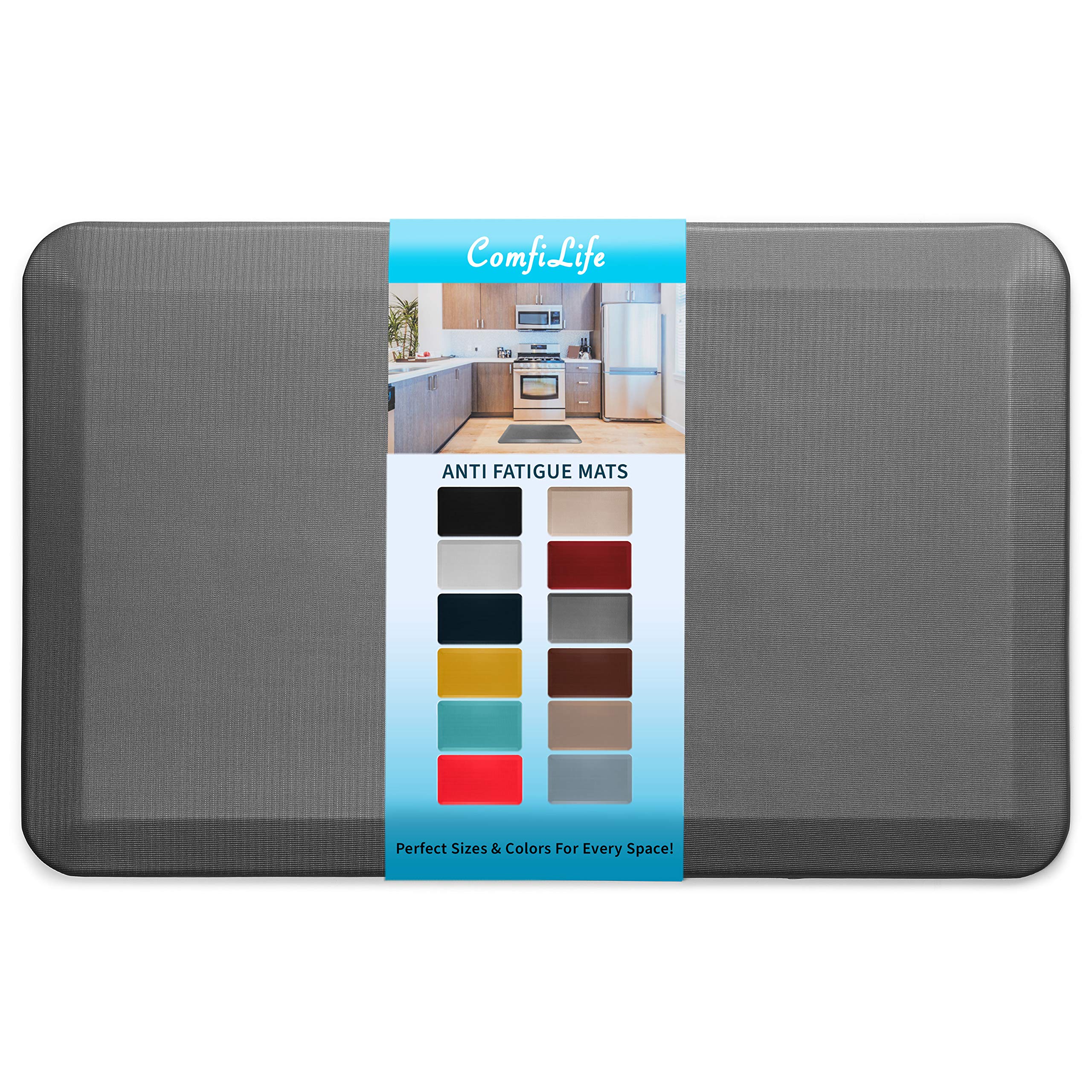 Amazon｜ComfiLife (コンフィライフ) 疲労対策 フロアマット - 厚さ3/4